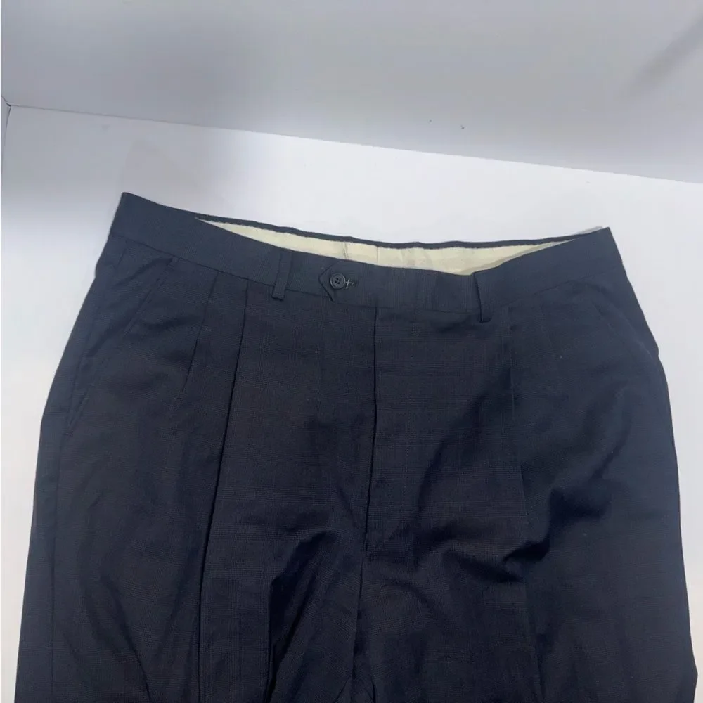 Macys men’s store Gruppo size 42R wool Classic Black Men's Suit